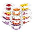 thumbnail image 1 of Set de Contenedores de Vidrio para Alimentos VERONES de 12 Piezas Herméticos, 1 of 7