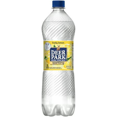 Deer Park Lemon Sparkling Water, 33.8 Fl. Oz. - Walmart.com