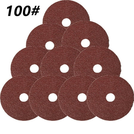 

10PCS 4 Inch Resin Fiber Grinding Sanding Discs for Angle Grinder Abrasive Tool
