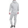 thumbnail image 5 of Juicy Trendz Unisex Adult Fleece Onesie, Hooded Jumpsuit Pajamas for Men & Women – Cozy Loungewear Grey, 5 of 7