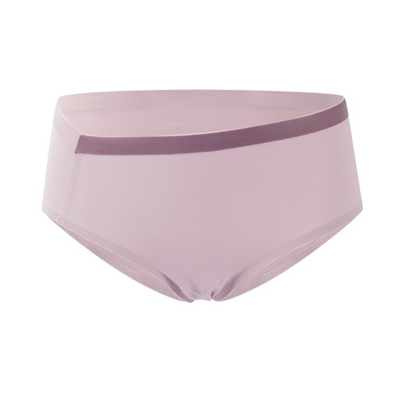 Bigersell Womens Boy Shorts Underwear Clearance Maternity Underwear Thong Panty Style P-399 Nylon Brief Panties Thongs Ladies High Waist Briefs Mid Waist Women's Briefs Purple XXL