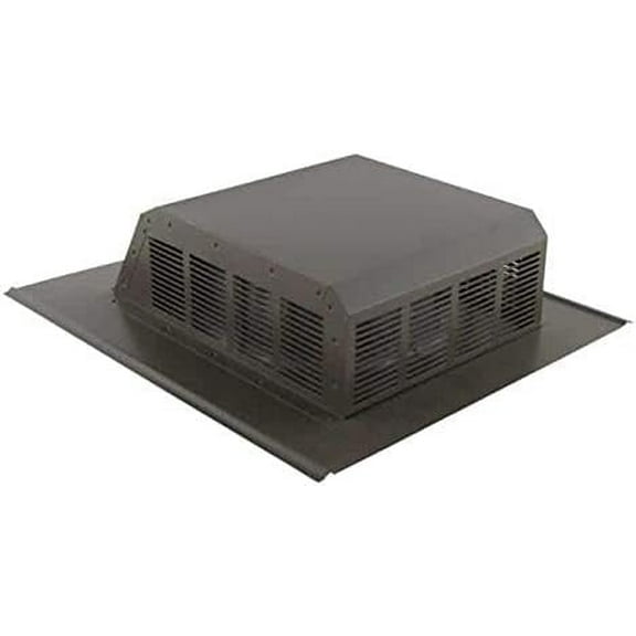 Heavy Duty Slant Back Roof Vent (50 Sq. in. NFA) (Black)