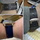 thumbnail image 4 of Butterfly Buckle Watch Strap Black Watch Band Silicone Rubber Watch Band Replacement For Panerai Strap Tools Steel Buckle, 4 of 4
