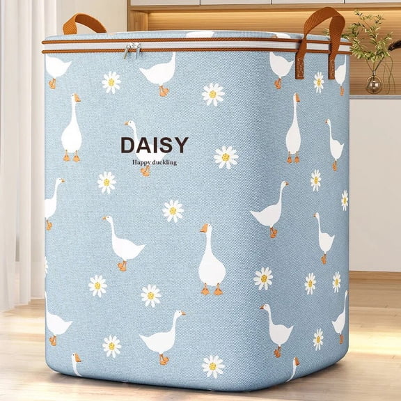 Klotel 3-set blue daisy happy duck quilt storage bag