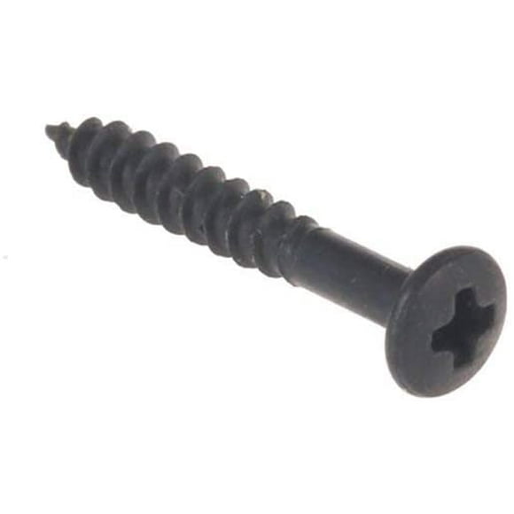 Musiclily 2.5 * 18mm Guitar Humbucker Pickup Ring Countersunk Screws,Black (20 Pieces)