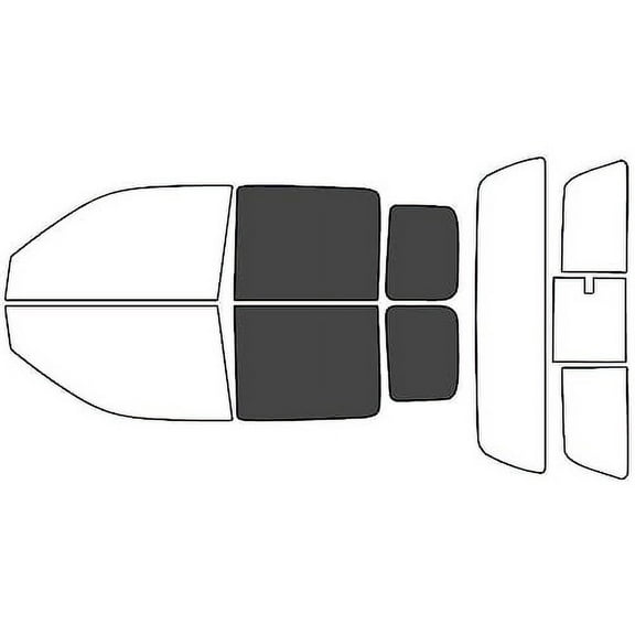 Rvinyl Car Window Pre Cut Tint Kit Back 20% Single Ply Fits Chevrolet Colorado 2004-2012