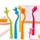 thumbnail image 4 of 12 * novedad gesto de dedo divertido bolígrafo flexible creativo Funky señal de mano bolígrafo de goma forma de dibujos animados bolígrafo BANYUO Hogar, 4 of 5