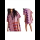 thumbnail image 3 of Vestido Minivestido de Verano Y2k con Rayas en Contraste para Mujer, Estilo Babydoll, con Retazos, Cuello en V, Corta, Estilo Vintage Rosa y XL, 3 of 8