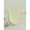 thumbnail image 4 of Bagilaanoe Newborn Baby Girl Boy Rompers Print Short Sleeve Bodysuits 3M 6M 12M 18M 24M Infant Casual One Piece Short Jumpsuit, 4 of 9