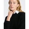 thumbnail image 4 of Free Assembly Women's Mock Neck Sweater with Long Sleeves, Sizes XS-4X, 4 of 5
