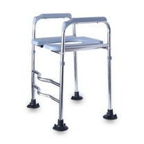 Yibooy Raised Toilet Seat Elevated Toilet Seat Stainless Steel for Handicapped Disabled