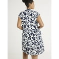 thumbnail image 4 of Time and Tru Women's and Women's Plus Soft Shirt Dress, Sizes XS-4X, 4 of 4