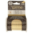 thumbnail image 6 of The Beadsmith Textured Tread Wire – Wire Elements – Gold Color, 16-Gauge, 8 Yards (731.5 cm), Half-Round Medium Temper Semi-Flexible Wire for Jewelry Making and Crafting, 6 of 6