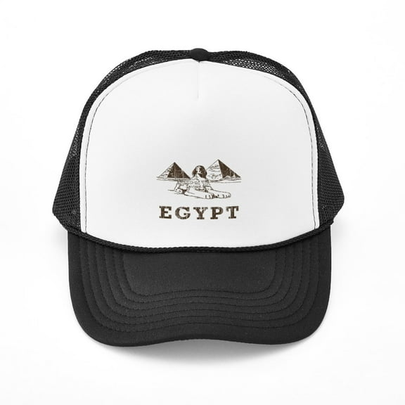 CafePress - Vintage Egypt - Adjustable Unisex Printed Trucker Hat with Mesh Back