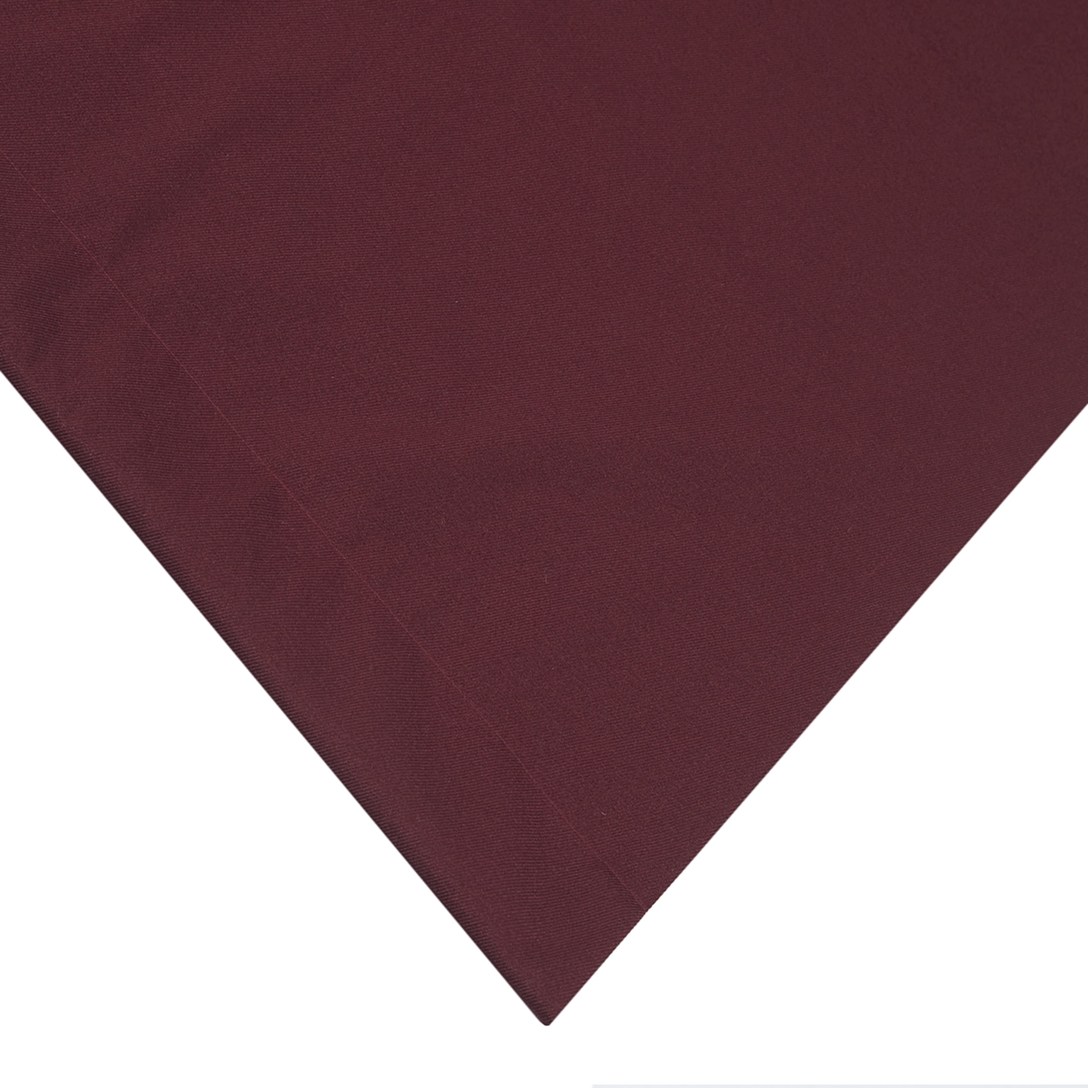 Mainstays Merlot Solid Blackout Rod Pocket with Back Tabs Curtain Panel Pair, Set of 2, 30" W x 63" L