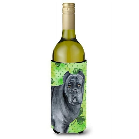 Cane Corso St. Patricks Wine Bottle Beverge Insulator Hugger