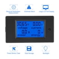 thumbnail image 4 of Voltímetro Digital Medidor De Corriente De Voltaje De Energía Eléctrica Con Pantalla LCD Grande, Umbral De Alarma De Potencia, Función De Memoria Y Derivación De Corriente,, 4 of 7