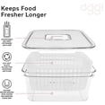 thumbnail image 2 of OGGI Store Fresh Fruit & Veggie Bin | 12.25" x 8" x 6", 2 of 5
