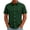 Green, variant on Delconic Mens Short Sleeve Button Down Shirt Casual Camp Collar Summer Loose Fit Lightweight Daily Wear Open Front Top Black L