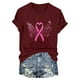 thumbnail image 2 of Blusas de Manga Corta para las Mujeres Divertida Impresión Cuello Redondo Camiseta Vintage, Blusas de Primavera para las Mujeres, 2 of 4