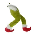 thumbnail image 3 of Dr. Seuss' How the Grinch Stole Christmas Grinch Furry Plush Leg Christmas Décor 12.6 Inch by Ruz, 3 of 5