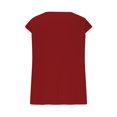 thumbnail image 4 of Dealovy Womens T Shirts Ribbed Knit Summer Top Sleeve Short Shirts Crewneck Loose Fitted Color Block Tunic Top, 4 of 5