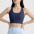thumbnail image 5 of qelini Sports Bra for Women Wide Strap Breathable Summer Quick Dry Yoga Tank Top Shockproof Sports Bra for Women, 5 of 7