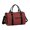 Red and Black Checkered Pattern, variant on Blue and White Checkered Pattern Gym Bag with Shoe Compartment, Weekender Bag with Wet Pocket and Trolley Sleeve, Water Resistant Gifts Ideas for Gym Travel Weekend,17.3 X 11.8 X 7.5 Inches