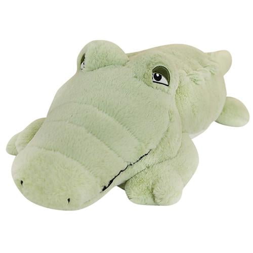 Nueva almohada de felpa de cocodrilo de gran tamaño, alfombrilla, sección de mentira, Animal de peluche suave, muñecos de juguete de dibujos animados, regalo para niños zhangmengya LED
