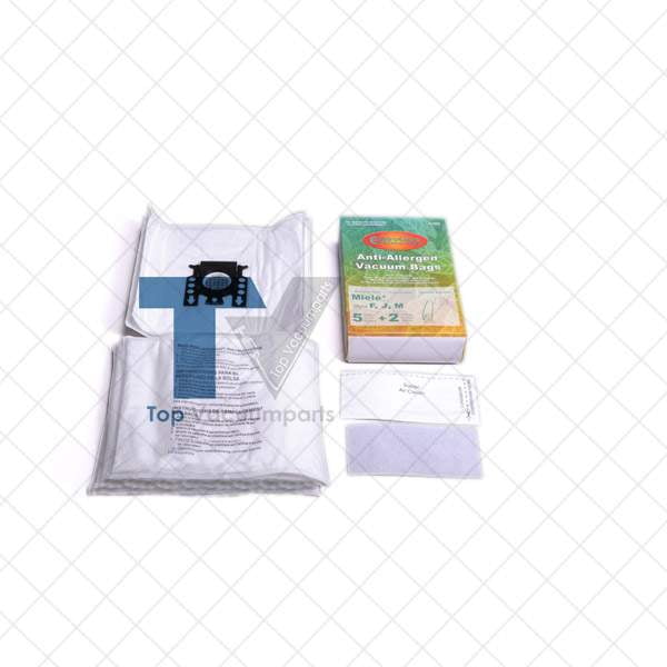 Miele Type FJM Canister Allergen Vacuum Cleaner Plastic Collar 5 bags and 2 Filters // C205