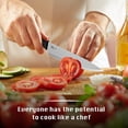 thumbnail image 4 of Kitchen Knife Set with Block, 7 Pieces Chef Knife Set with Knives, Scissor, Block for Meat, 4 of 7