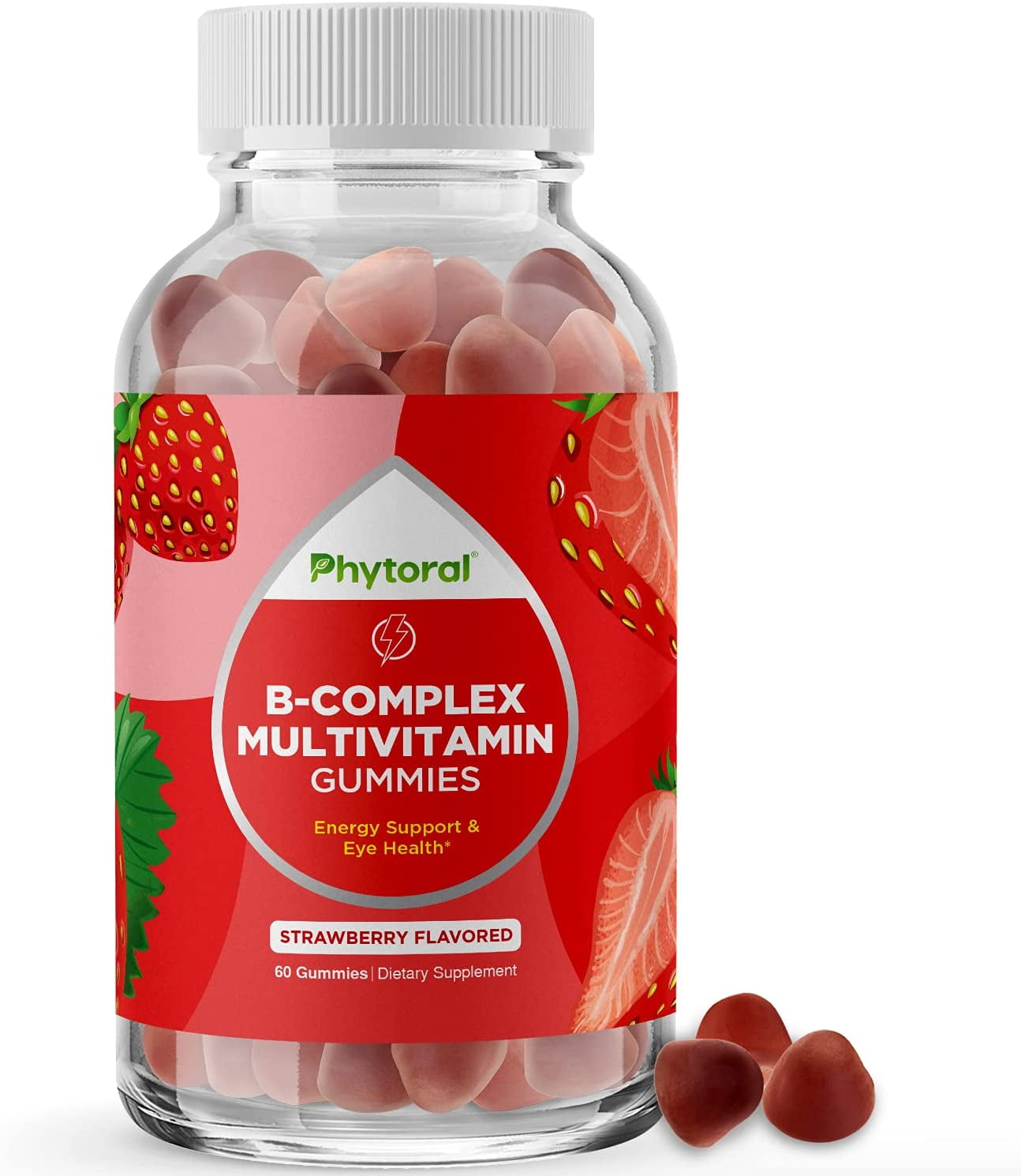 Vitamin B Gummies Natural Vitamin B Complex Vegan Energy Gummies for