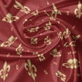 thumbnail image 5 of Ambesonne Fleur De Lis Valance Pack of 2, Epideictic Monarch Art, 54"X18", Vermilion and Mustard, 5 of 5