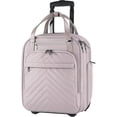 thumbnail image 2 of Carry  Underseat 16-inch Multi-functional Underseater Lightweight Overnight Suitcase with Wheels, Roller Case for Women Travel Business, Light Dusty, 2 of 7