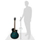 thumbnail image 2 of Yamaha APX600OBB Cuerpo Delgado Guitarra Acoustic-Electric, Thin Body, color Azul Ráfaga, 2 of 6
