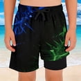 thumbnail image 4 of Hienoo Boys' Swimming Trunks with Compression Liner Lightweight Bathing Suit, Sizes 3-16, 4 of 4