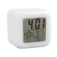 thumbnail image 1 of Portable Lovely Fashion 7 Colors Change Square Digital Alarm Clock with LCD Screen Display Luminous Mode Home Office Use, 1 of 8