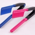 thumbnail image 1 of Pinza para el cabello en forma de V, peine para alisar el cabello, peine para cortar el cabello en forma de V, peine antiestático, instalación sin esfuerzo, 1 of 6