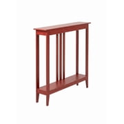 Narrow Entryway Wood Console Accent Table