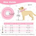 thumbnail image 3 of XINQIHANG Soft Dog Cone Alternative After Surgery, Comfortable Adjustable Dog Recovery Collars & Cones, Waterproof Elizabethan Donut Collar for Small Dogs to Stop Licking, 3 of 7