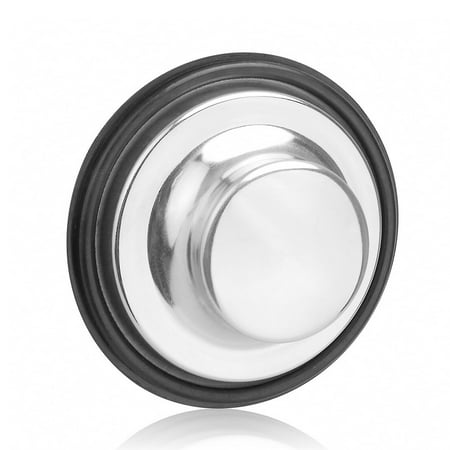 

Fancy Kitchen Sink Stopper Stainless Steel Garbage Disposal Plug Fits Standard Kitchen Drain Size of 3.35 Inch Silver