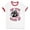 White/Red, variant on No You Hang up Ghost Ringer Tee Shirt Unisex Large White/Black