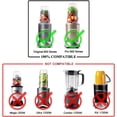 thumbnail image 3 of baomifa-【All-New Upgrade】Replacement Parts for NutriBullet PRO 900 Series Nutrient Extractor丨NutriBullet 600 Blender Mixer - Includes Replacement Blade丨32 oz Cup丨To-Go Lid, BPA-Free & Dishwasher Safe, 3 of 4