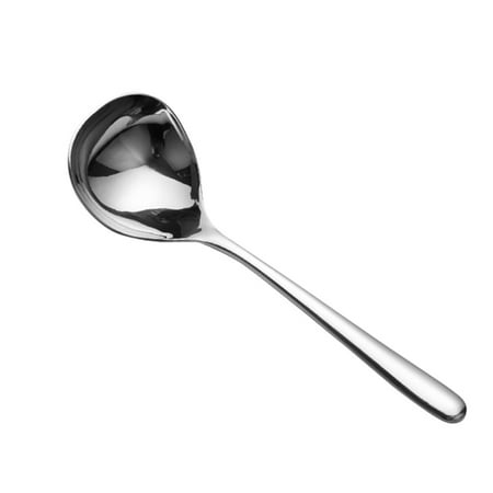 

WSTEER 1 PC 304 Stainless Steel Soup Spoon Multifunctional Spoon Round Spoon Kitchen Utensils