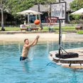 thumbnail image 2 of Soozier Portable Basketball Hoop System Stand Goal Pool Side with Height Adjustable 3FT-4FT, 32'' Backboard, 2 of 10