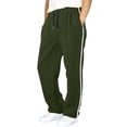 thumbnail image 2 of WhouRiu Boys Casual Jogger Pants Drawstring Waist Loose Fit Solid Color Sweatpants Kids Comfortable Everyday Trousers With Pockets,11-12 Years, 2 of 5