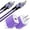 2pcs Purple, variant on USB Charger Block, 2PACK 18W Type C Charger Fast Charging Brick with 10FT USB C Cable Fast Charging Cable Type C Cable, USB Wall Charger Android Charger USB Plug USB Blcok[White]