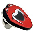 thumbnail image 4 of PinMart Vampire Lips with Fangs Halloween Enamel Lapel Pin, 4 of 4