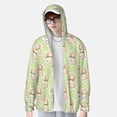 thumbnail image 2 of Vsdgher Rabbit With Tie Print Adult Hoodie Shirts Rash Guard for Men Women,Long Sleeve Sun Protection Fishing Shirts for Athletic Running Swim-Large, 2 of 7
