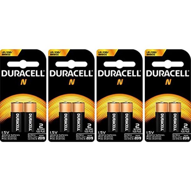 Duracell MN9100B2PK Home Battery, Size N (8 Batteries)